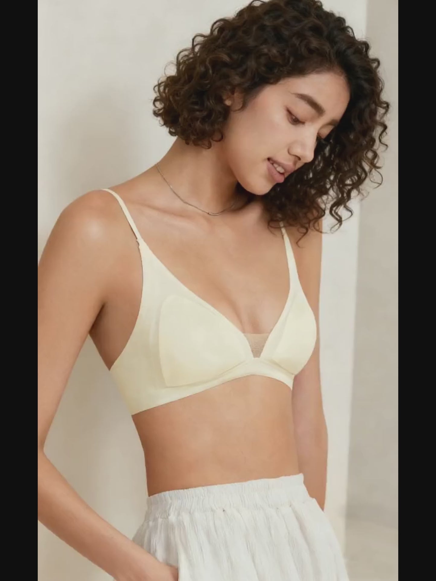 Velvet Triangle Bralette